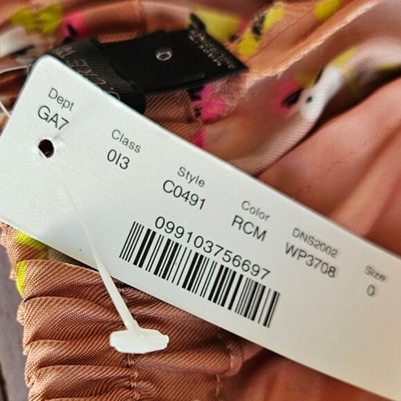 J. Crew Falling Pansies Floral Pull on Pant New Sz 0 - Picture 6 of 6